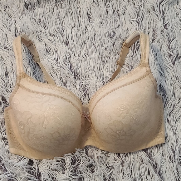 Cacique Lightly Padded Balconette Bra, sz 40DDD - Picture 1 of 6